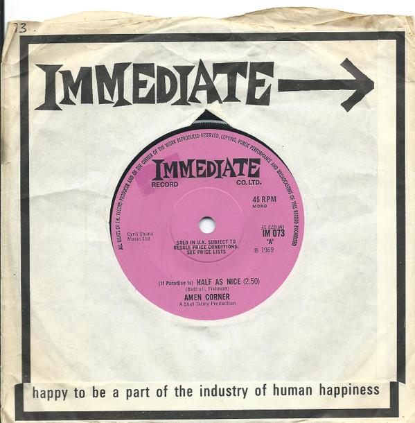 Amen Corner - (If Paradise Is) Half As Nice