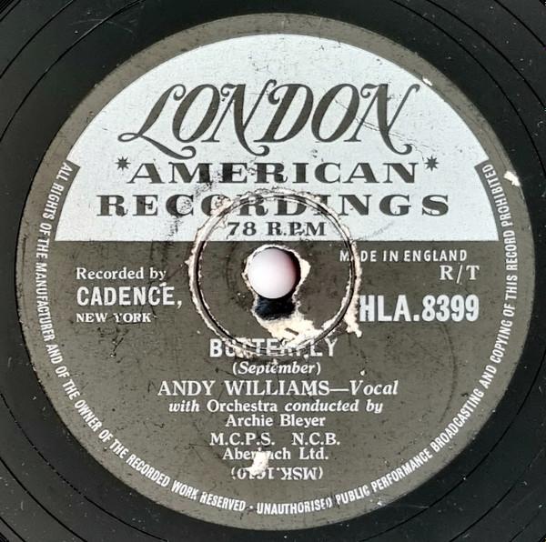 Andy Williams - Butterfly / It Doesn't Take Very Long