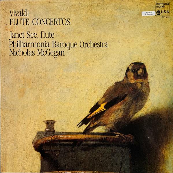 Antonio Vivaldi, Janet See, Philharmonia Baroque Orchestra, Nicholas McGegan - Flute Concertos