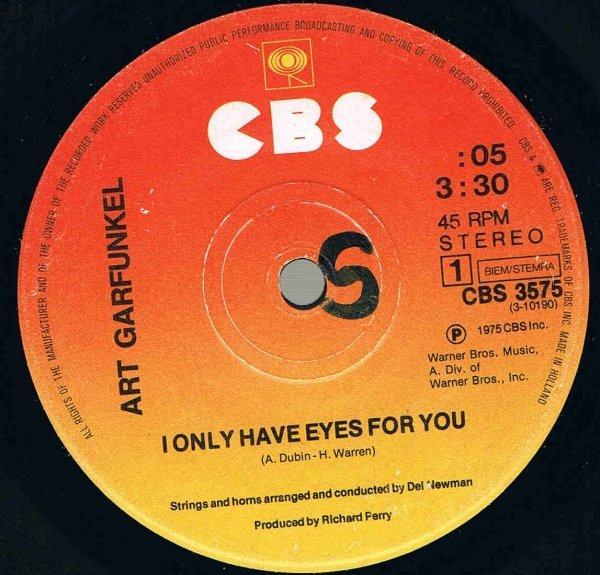 Art Garfunkel - I Only Have Eyes For You