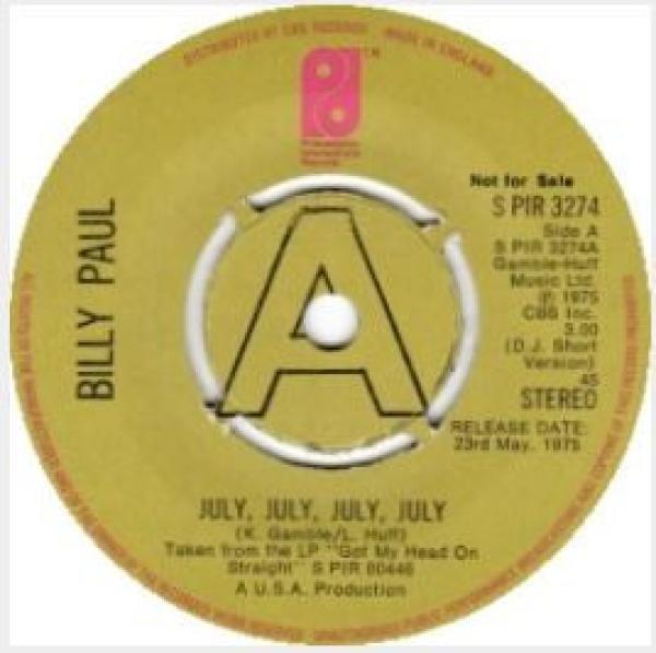 Billy Paul - July, July, July, July