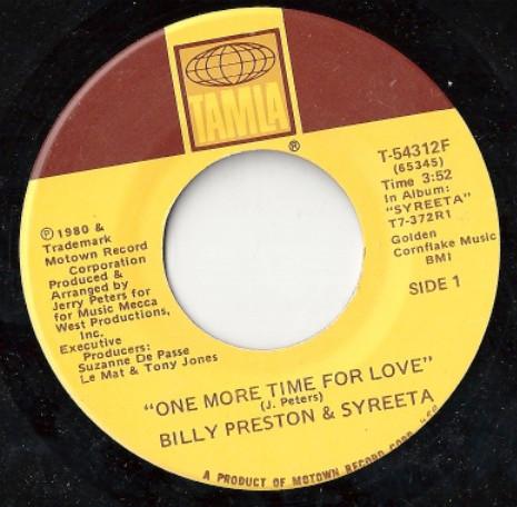Billy Preston, Syreeta - One More Time For Love