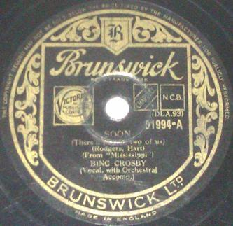 Bing Crosby - Soon / Down By The River