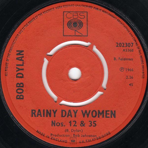 Bob Dylan - Rainy Day Women Nos. 12 & 35