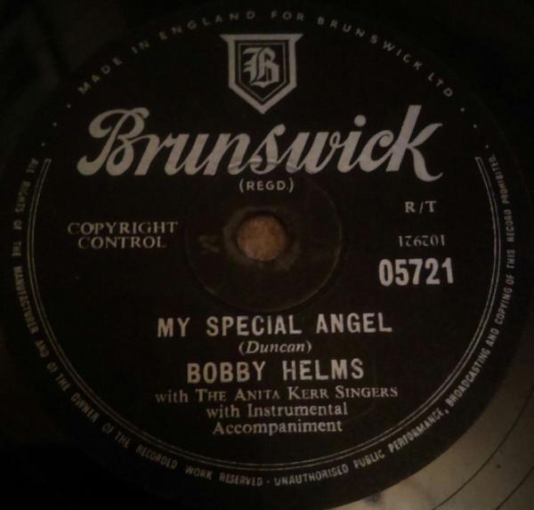 Bobby Helms - My Special Angel / Standing At The End Of My World