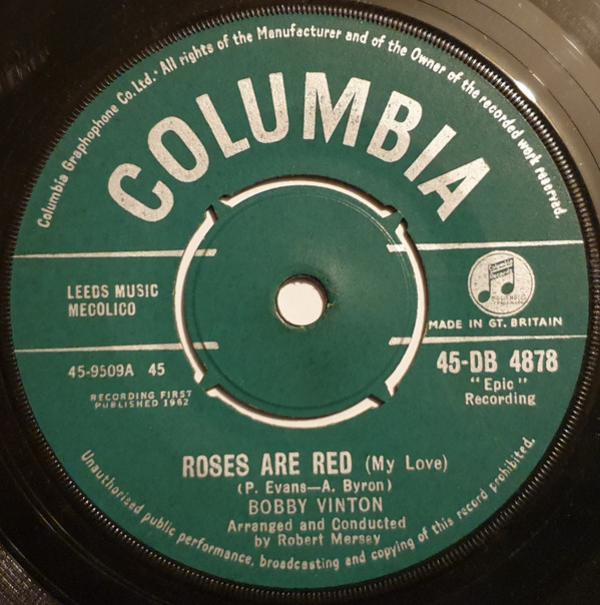 Bobby Vinton - Roses Are Red