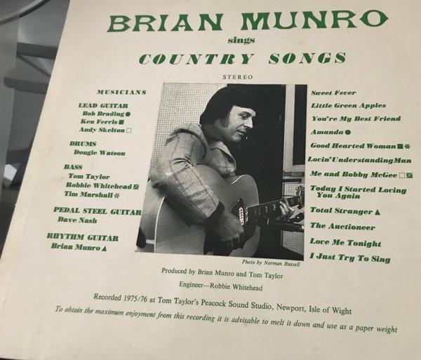 Brian Munro - Brian Munro Sings Country Songs
