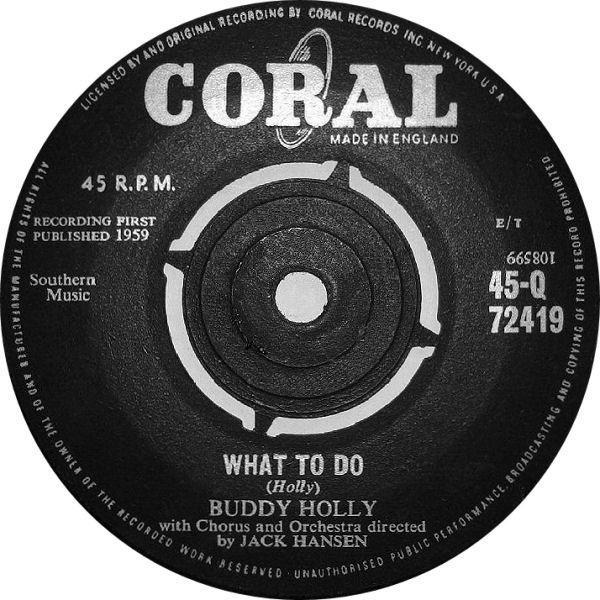 Buddy Holly - What To Do