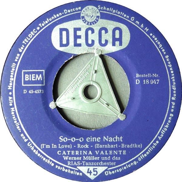 Caterina Valente - So-O-O Eine Nacht / Non E' Cosi'