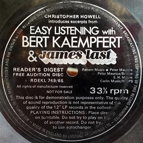 Christopher Howell, Bert Kaempfert, James Last - Introduces Excerpts From Easy Listening With Bert Kaempfert & James Last