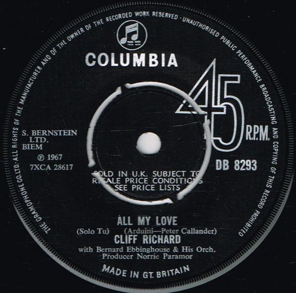 Cliff Richard - All My Love