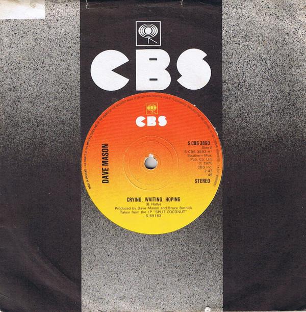 Dave Mason - Crying, Waiting, Hoping