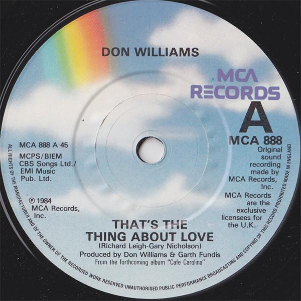Don Williams (2) - That's The Thing About Love