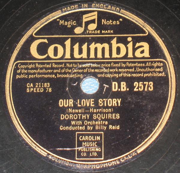 Dorothy Squires - Our Love Story / Too-Whit!.. Too-Whoo!