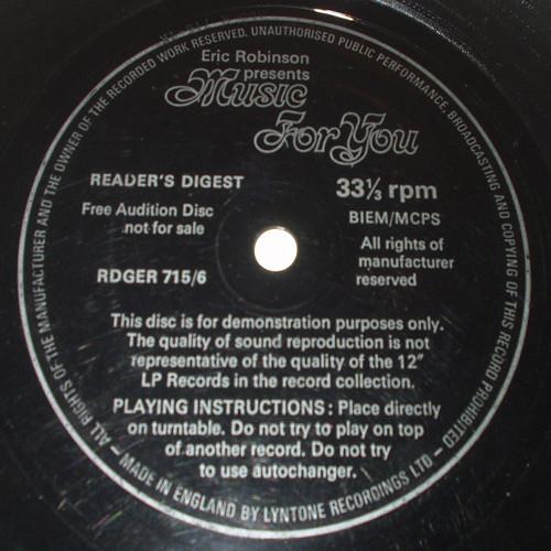 Eric Robinson (5) - Presents Music For You