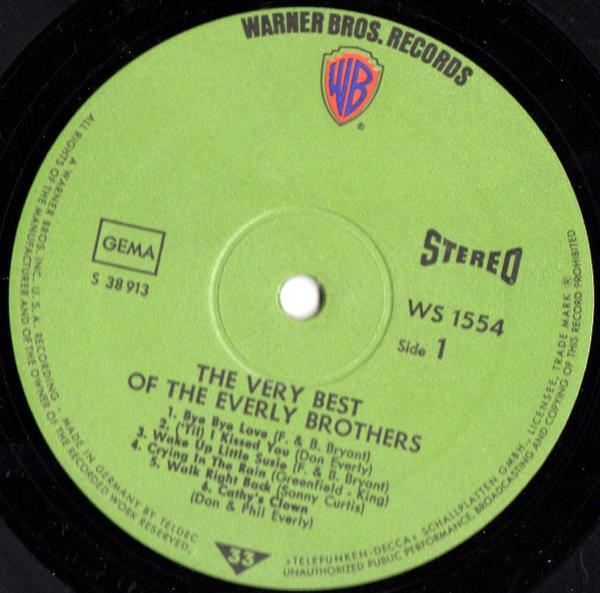 Everly Brothers - The Very Best Of The Everly Brothers