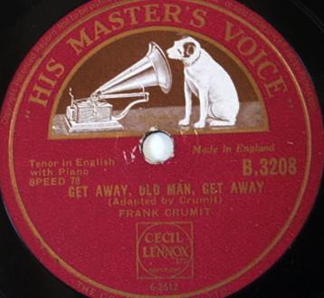 Frank Crumit - Get Away, Old Man, Get Away / Abdul  Abulbul Amir
