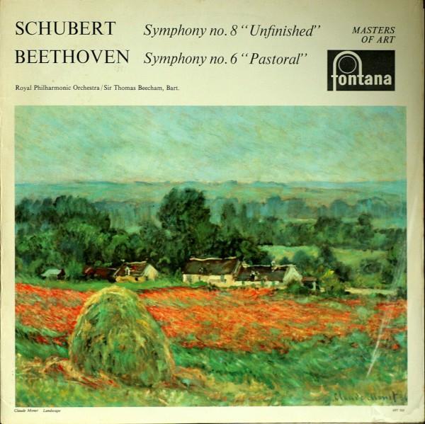 Franz Schubert, Ludwig van Beethoven, The Royal Philharmonic Orchestra, Sir Thomas Beecham - Symphony No. 8 "Unfinished" / Symphony No.6 "Pastoral"
