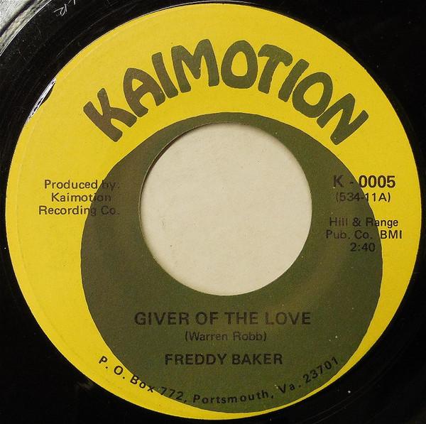 Freddy Baker - Giver Of The Love