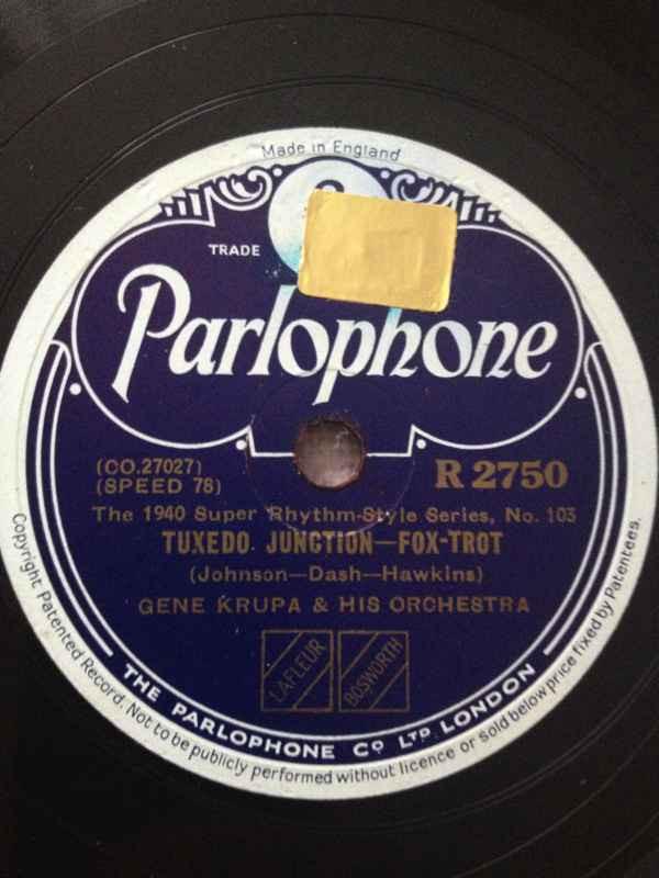 Gene Krupa And His Orchestra - Tuxedo Junction / Drummin' Man