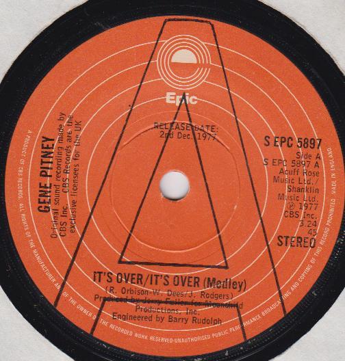 Gene Pitney - It's Over/It's Over (Medley)