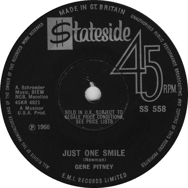 Gene Pitney - Just One Smile