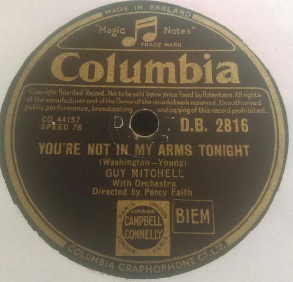 Guy Mitchell - You're Not In My Arms Tonight / The Roving Kind
