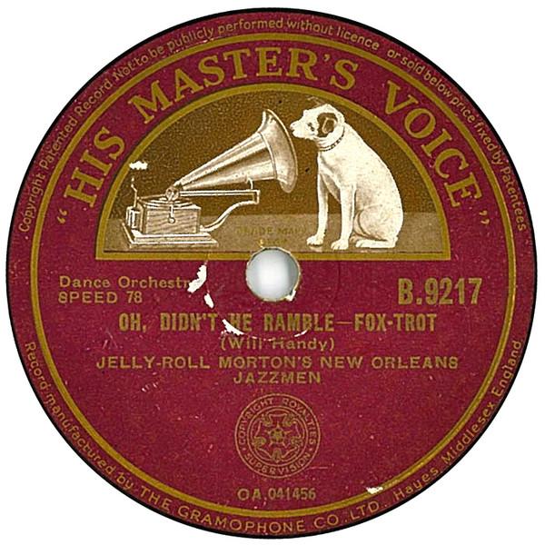 Jelly Roll Morton's New Orleans Jazzmen - Oh, Didn't He Ramble / Winin' Boy Blues