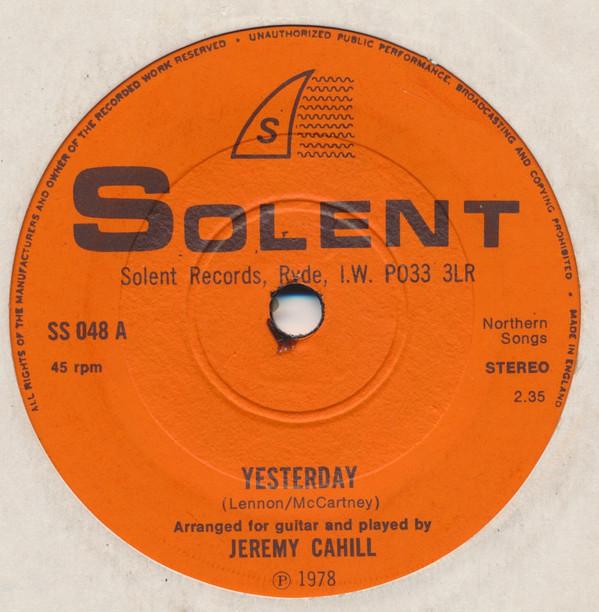 Jeremy Cahill - Yesterday