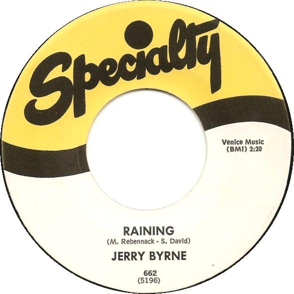 Jerry Byrne - Carry On / Raining