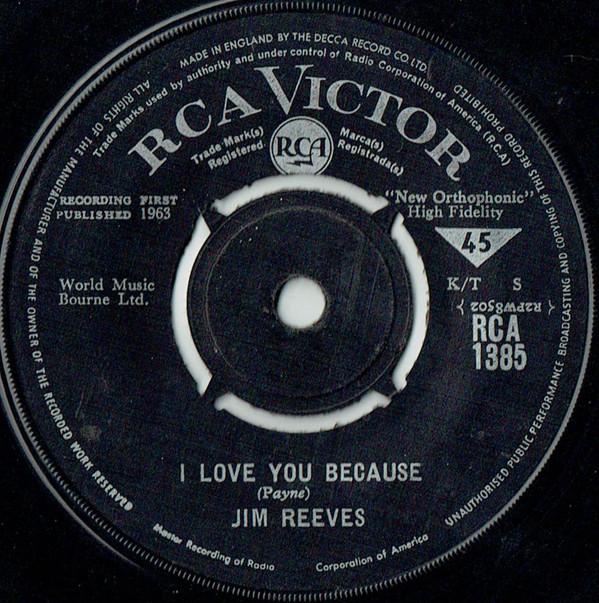 Jim Reeves - I Love You Because