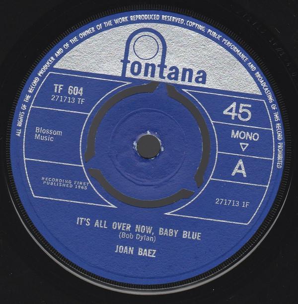Joan Baez - It's All Over Now, Baby Blue