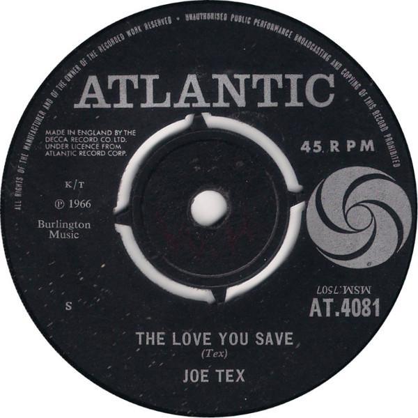 Joe Tex - The Love You Save (May Be Your Own)