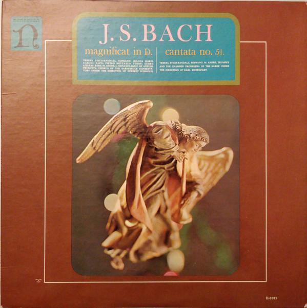 Johann Sebastian Bach, Teresa Stich-Randall, Bianca Maria Casoni, Pietro Bottazzo, György Littasy, Maurice André, Louis Ménardi, Charles de Antoni, Chor Der Musikhochschule Saarbrücken, Herbert Schmolzi, Kammerorchester Des Saarländischen Rundfunks,  - Magnificat In D. / Cantata No. 51.