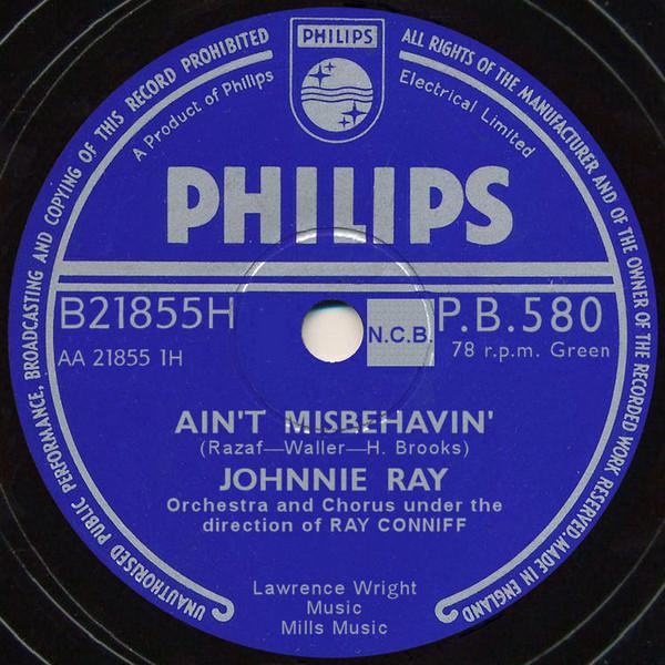 Johnnie Ray - Ain't Misbehavin'