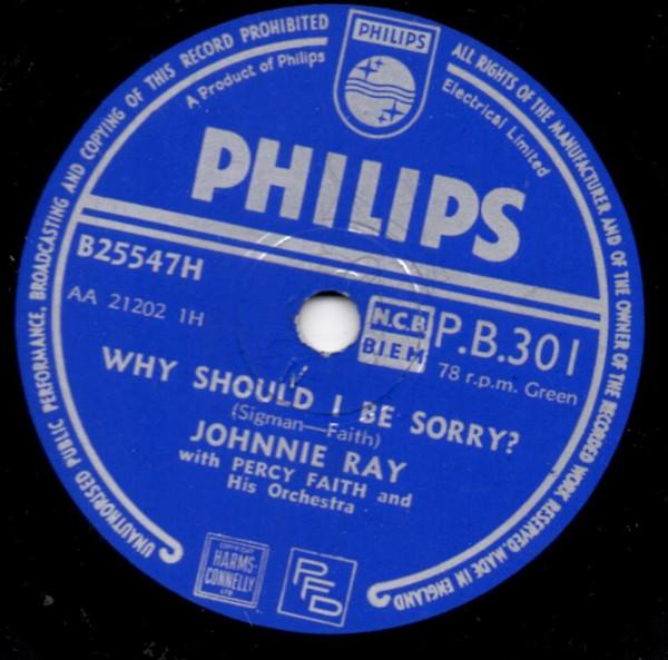 Johnnie Ray - Why Should I Be Sorry? / Destiny