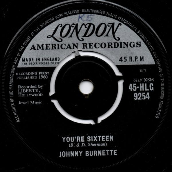 Johnny Burnette - You're Sixteen