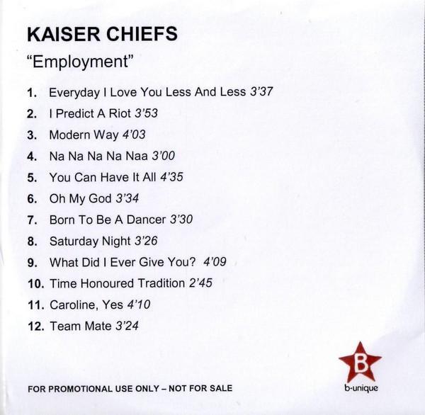 Kaiser Chiefs - Employment