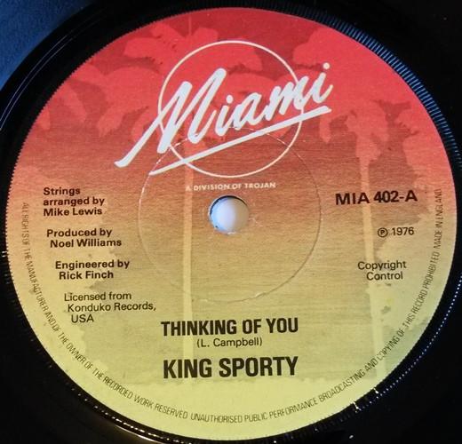 King Sporty - Thinking Of You