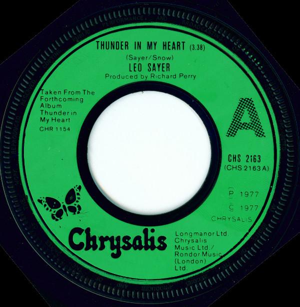 Leo Sayer - Thunder In My Heart / Get The Girl