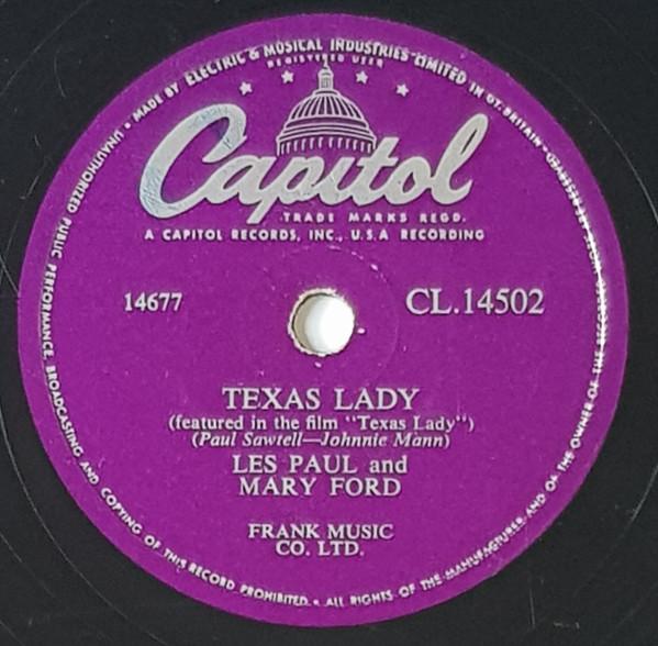 Les Paul & Mary Ford - Texas Lady / Alabamy Bound
