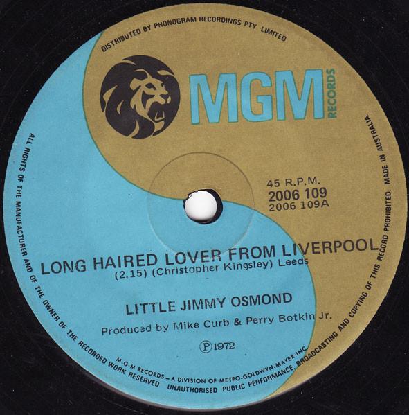 Little Jimmy Osmond - Long Haired Lover From Liverpool