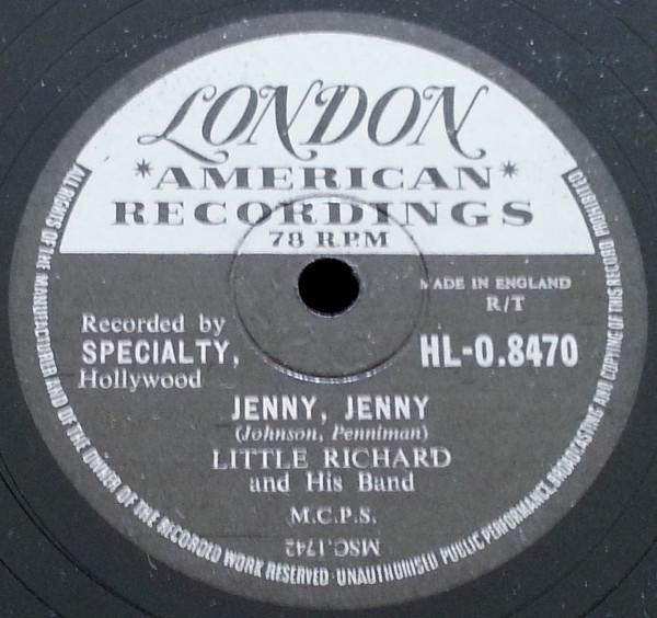 Little Richard And His Band - Jenny, Jenny / Miss Ann