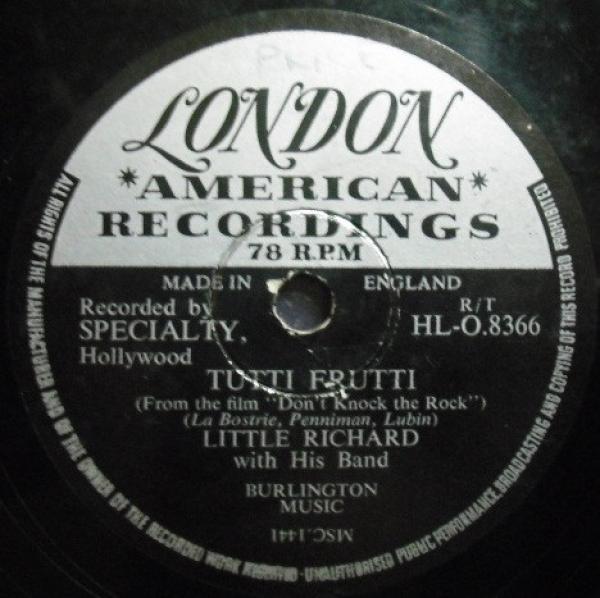 Little Richard And His Band - Tutti Frutti / Long Tall Sally