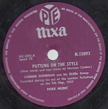 Lonnie Donegan's Skiffle Group - Putting On The Style