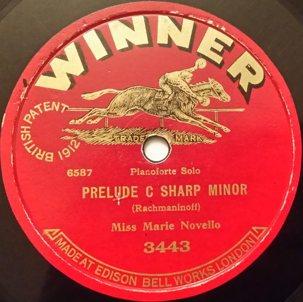 Marie Novello - Prelude C Sharp Minor / Liebesträume (No. 3)