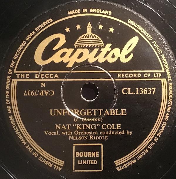 Nat King Cole - Unforgettable / Because Of Rain