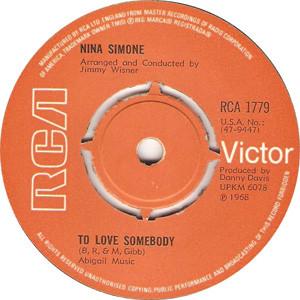 Nina Simone - To Love Somebody