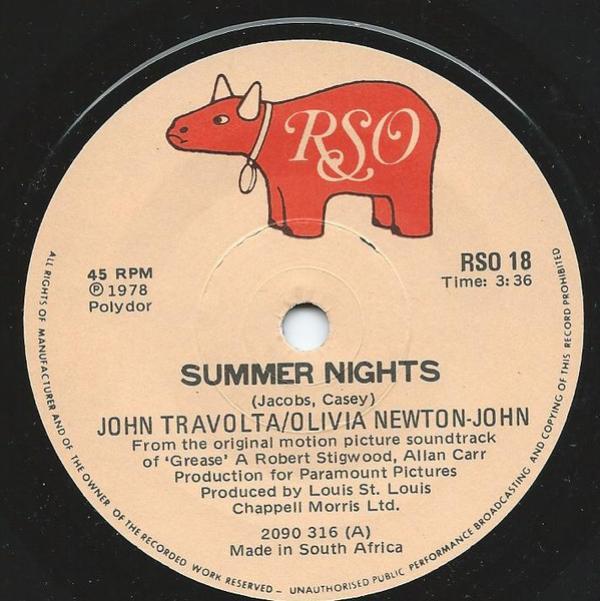 Olivia Newton-John, John Travolta, Louis St. Louis - Summer Nights / Rock 'N Roll Party Queen