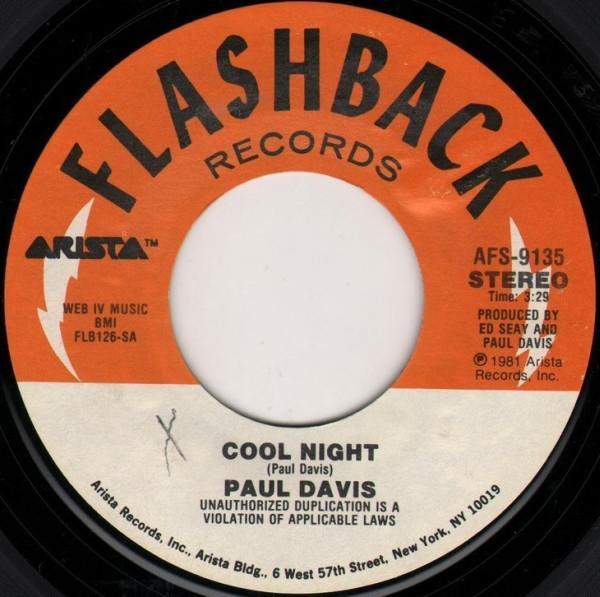 Paul Davis (3) - Cool Night / '65 Love Affair